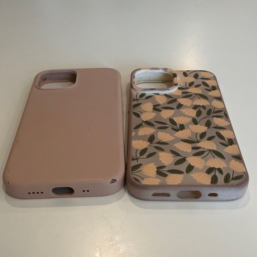 Pink & Floral Patterned Phone Case Set - Picture 4 of 5